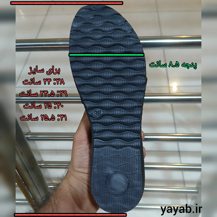 صندل زنانه کشی حلقه طلایی سبز سایز 38 تا 41 ایرانی زیره پلاستیک سخت
