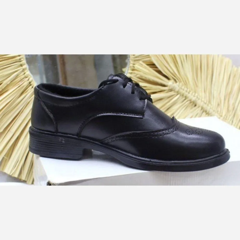 ست هدیه مردانه شامل کیف دوشی جیپ، کفش چرم مجلسی مدل بروژ و کمربند چرم