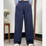 شلوار بگ زنانه پارچه مازراتی قد 100 در 5 رنگ متنوع
