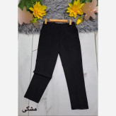 شلوار زنانه مازراتی راسته دمپا پاکتی اداری جنس مازراتی دبل قد 93