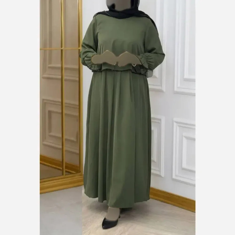 سارافون و رویه زنانه مدل لیلیوم جنس الیزه خرجکار مروارید فری سایز تا 48