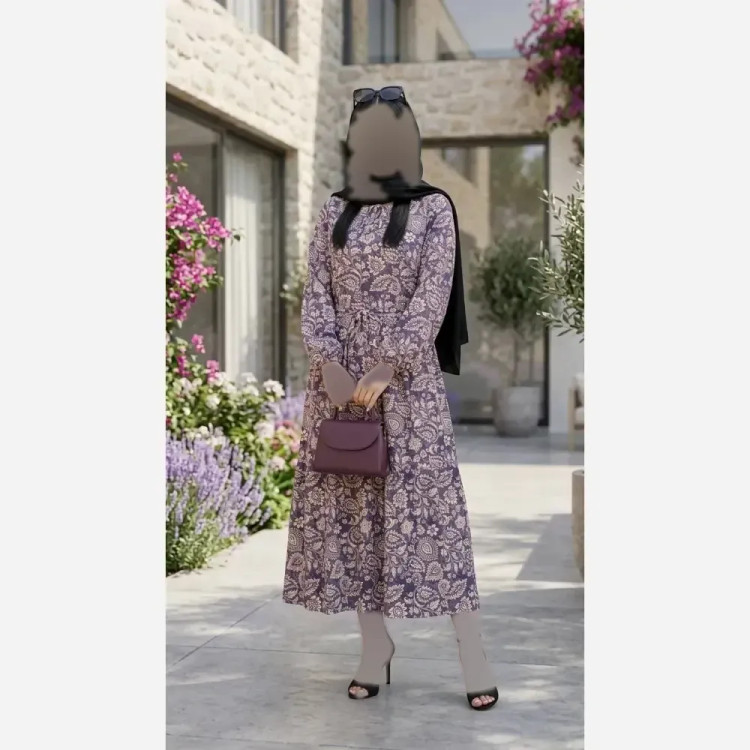 پیراهن ساحلی زنانه مدل نغمه جنس بوگاتی اعلاء فری سایز