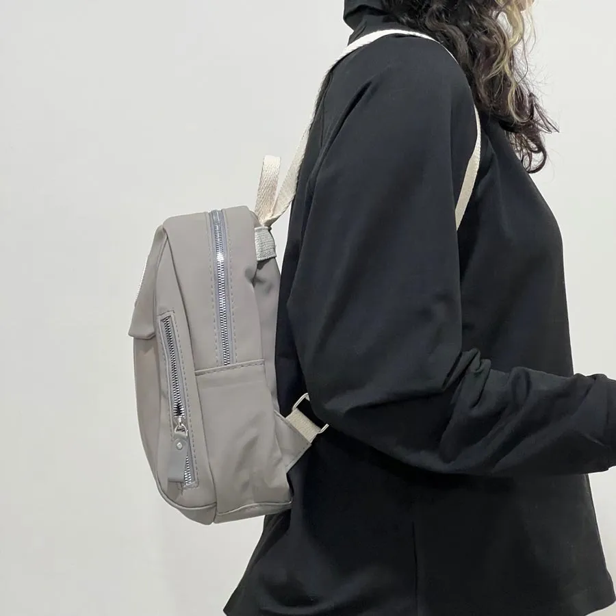 کوله فانتزی دخترانه نانسی خارجی مشکی نسکافه متوسط 30*25 کلاس روزمره سرکار