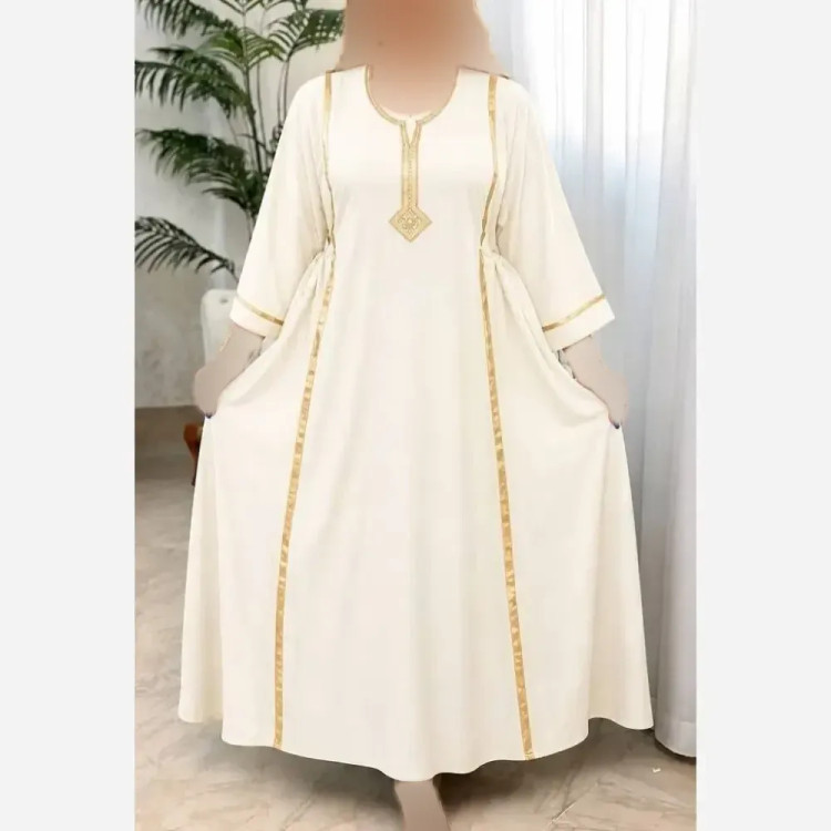 پیراهن زنانه مدل پوپک جنس تمام نخ خنک و ضد تعریق فری سایز 36 تا 46