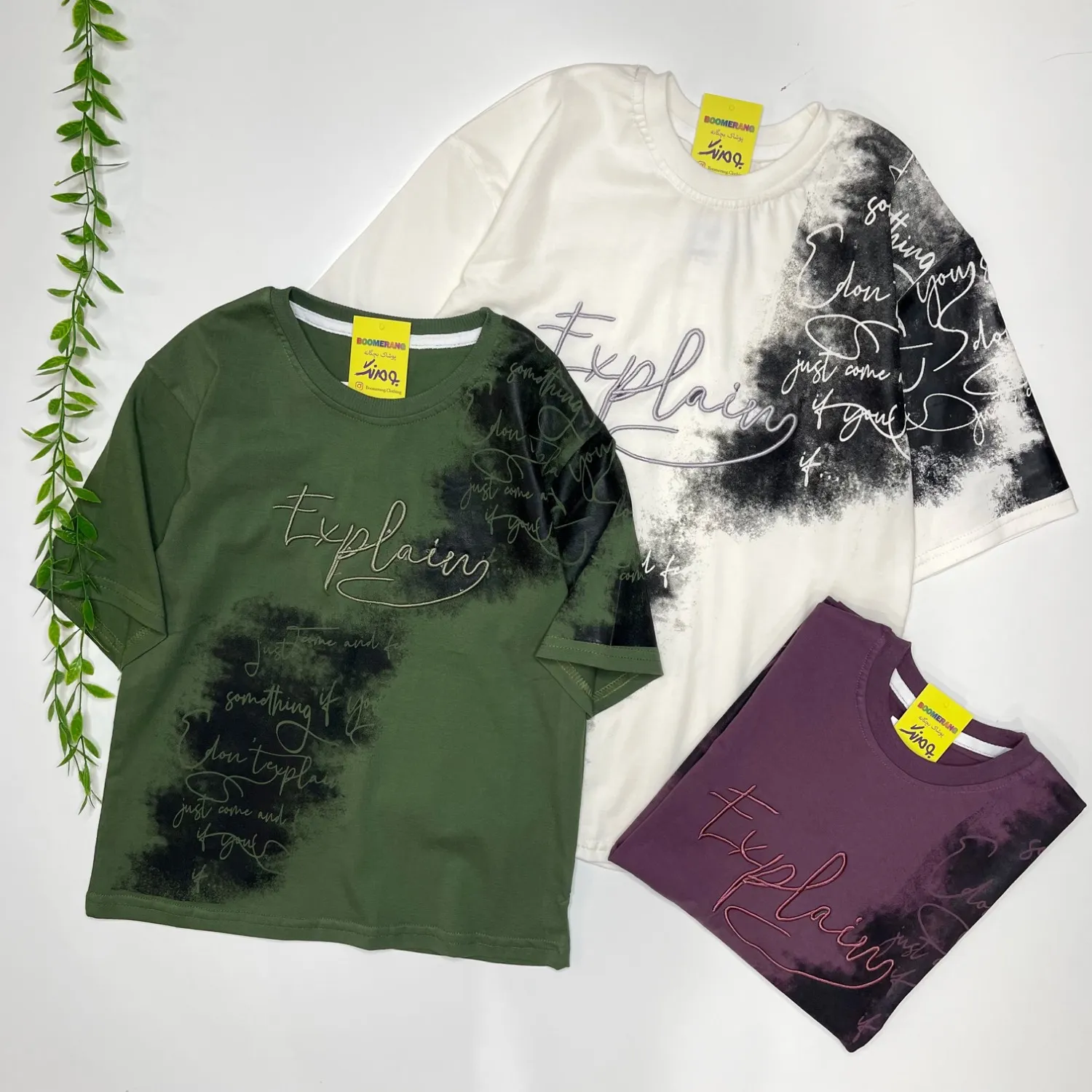 تیشرت اسپرت دخترانه و پسرانه در چهار سایز مختلف