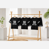 ست تیشرت و شلوارک اسپرت دخترانه و پسرانه طرح محرمی رنگ مشکی