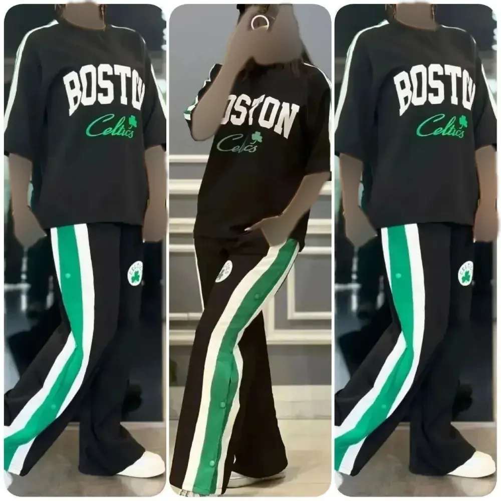 ست بیرون پوش زنانه مدل BOSTON جنس مازراتی رنگ مشکی فری سایز 38 تا 46