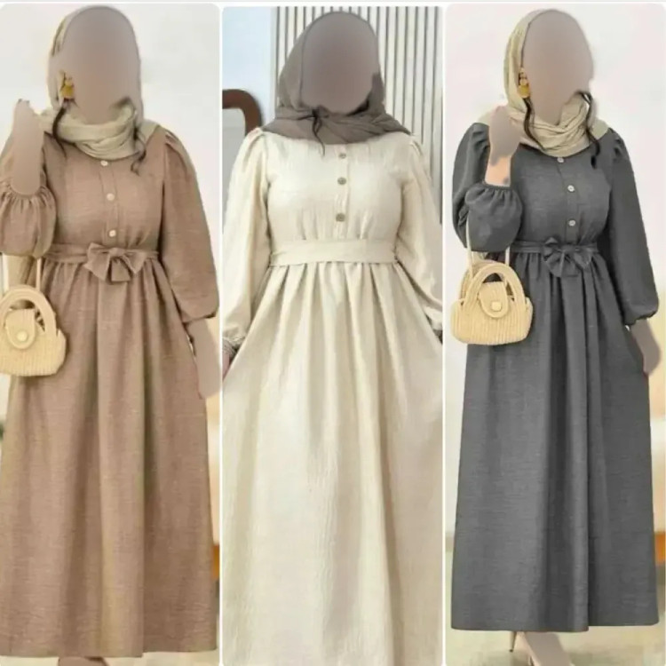 پیراهن زنانه مدل ریما جنس اطلس شاین دار سایز 38 تا 46