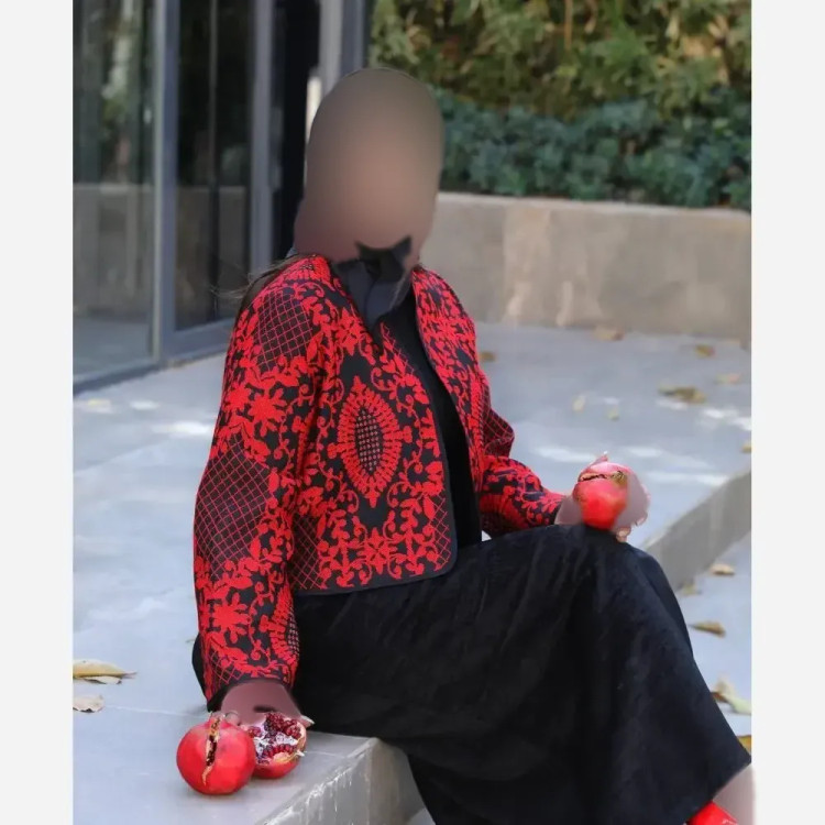 ست سارافون و کت زنانه مدل ترنج جنس کرپ اندونزی و تافته سایز فری 36 تا 46