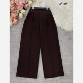 شلوار بگ زنانه پارچه مازراتی 330 گرم درجه یک پشت کش و جلو پیلی