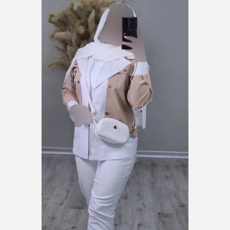 شومیز زنانه مدل کارتیر جنس داکرون درجه یک فری سایز 38 تا 46