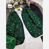 کت زنانه گلیمی جنس تافته سوزن دوزی سنتی فری سایز 36 تا 46