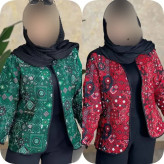 کت گلیمی زنانه جنس تافته سوزن دوزی سنتی فری سایز 36 تا 46