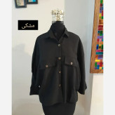 مانتو پانچ شومیز زنانه لینن قواره دار سایز بزرگ