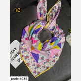 روسری سوپرنخ دخترانه فانتزی دست دوز قواره 100