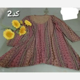 تونیک زنانه مدل لاله جنس فلامنت خنک فری سایز مناسب سایز 38 تا 48