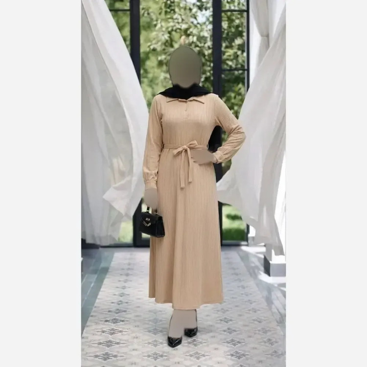 پیراهن بلند زنانه جنس سوپر آیوا فری سایز مناسب 38 تا 46