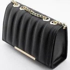 کیف چرم لنسر رنگ مشکی ابعاد 23 در 14 سانتیمتر