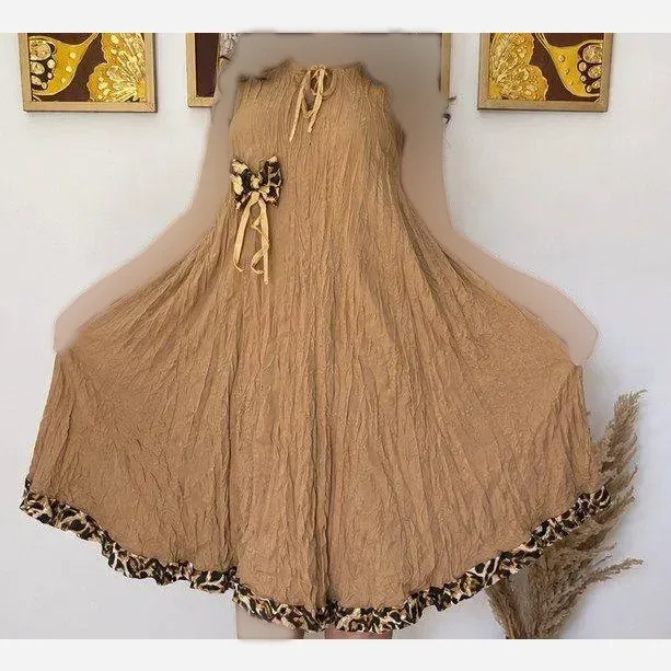 ساحلی نخی چروک تایلندی فری سایز خنک و سبک