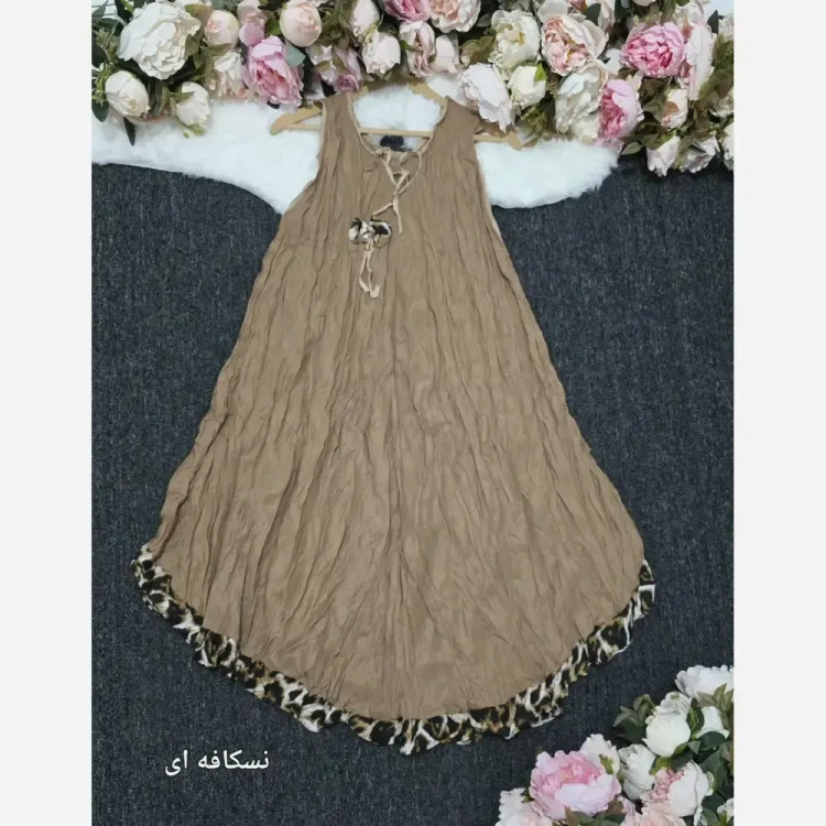 ساحلی نخی چروک تایلندی فری سایز خنک و سبک