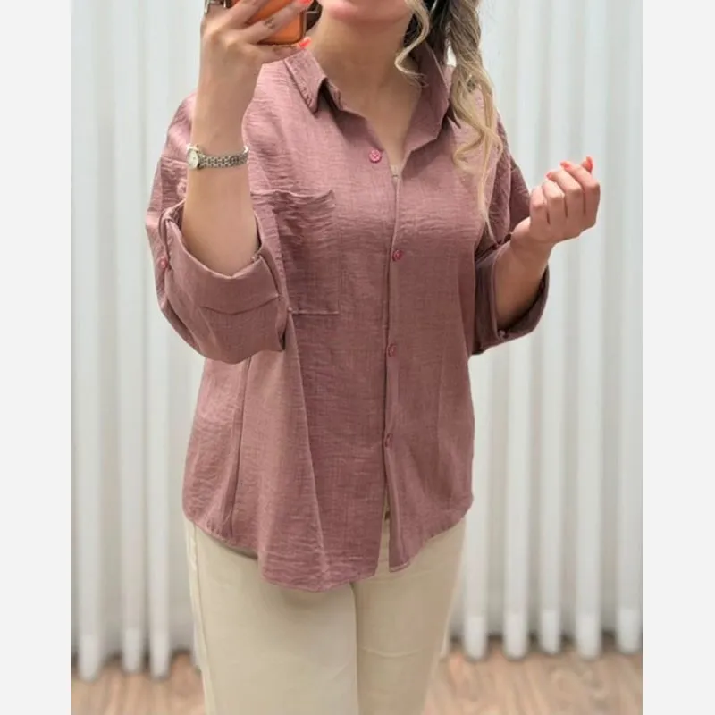 شومیز شانتون صوفیا فری سایز دورسینه 130 سانت