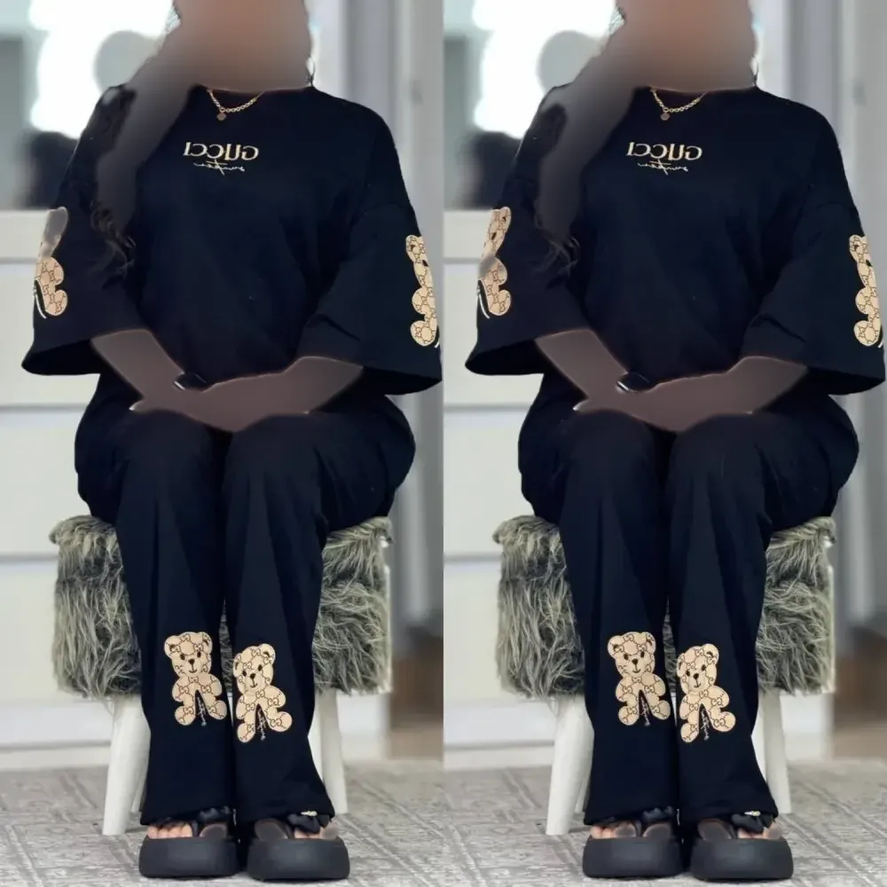 ست کاستر زنانه جنس اسپان گلکسی رنگ مشکی فری سایز