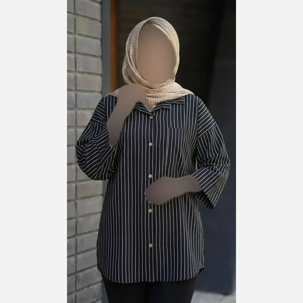 شومیز مانتویی مراکشی دیپلمات درجه یک فری سایز