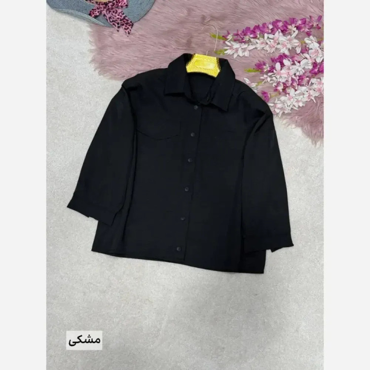 ست دانتل سرمه زیره کرپ بوگاتی رویه گیپور رنگ مشکی فری سایز
