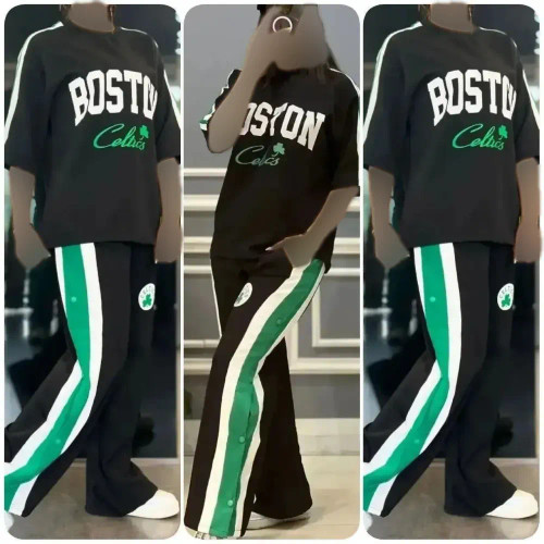 ست بیرون پوش زنانه مدل BOSTON جنس مازراتی رنگ مشکی سایز فری 38 تا 46