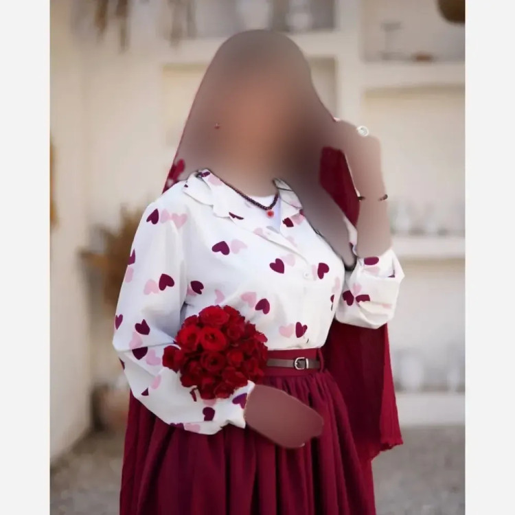 سه تیکه شومیز بوگاتی و دامن پوپلین کتان فری سایز