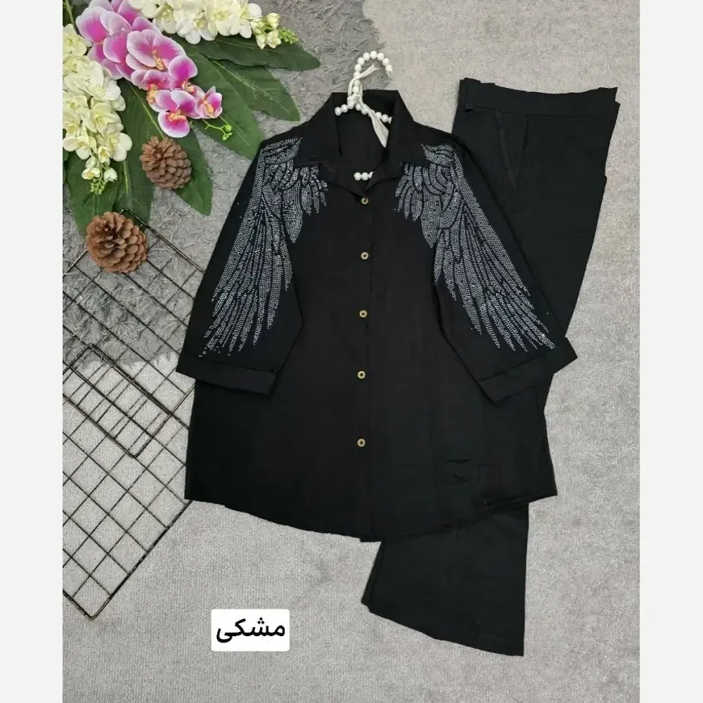 شومیز زنانه الیزه مدل نیلوفر سایز فری 36 تا 46