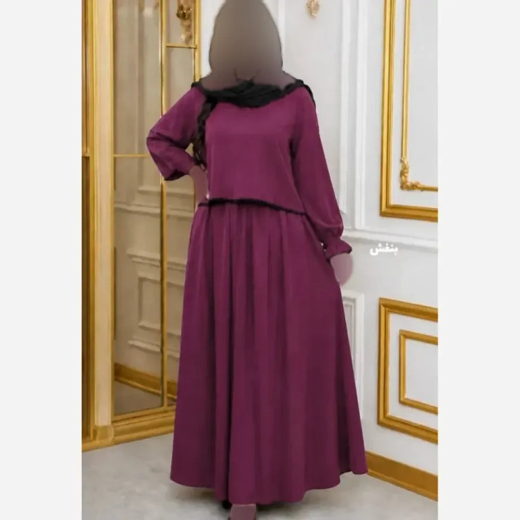 سارافون و رویه لیلیوم جنس الیزه خرجکار مروارید فری سایز تا 48
