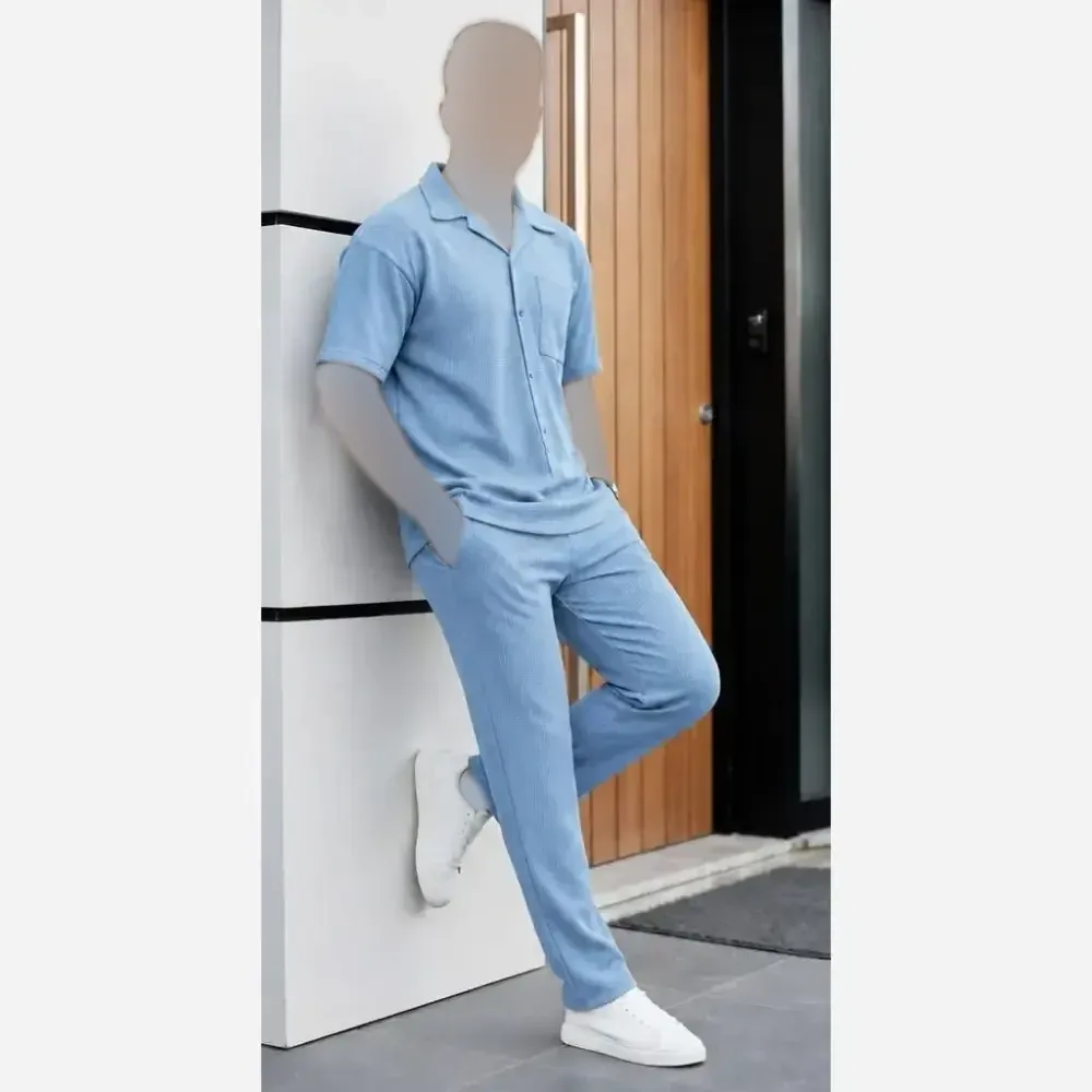 ست لباس زنانه مدل کاوه جنس بیسکویتی فری سایز
