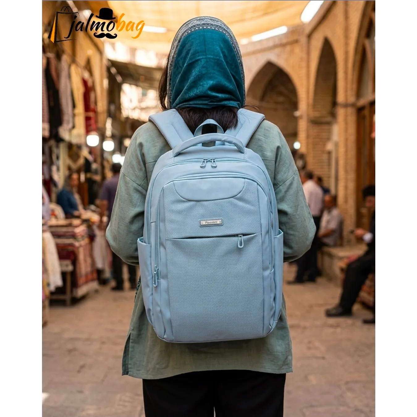کوله پشتی پاستیلی پریزیدنت برند پرزیدنت وارداتی ضد خش با جای لپ تاپ