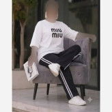 ست تیشرت و شلوار پنبه گلکسی مرلین فری سایز 38 تا 46
