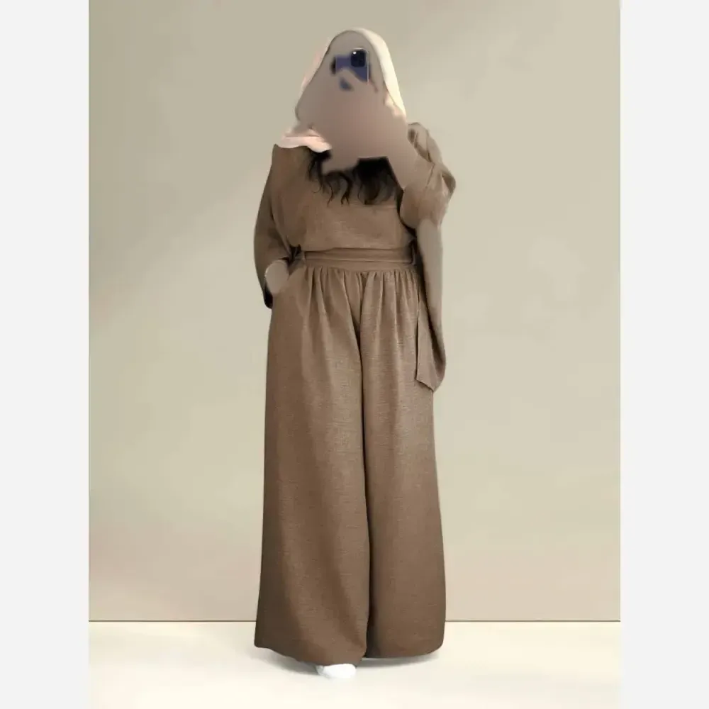 ست شومیز و شلوار زنانه جنس شانتون سایز فری 38 تا 48 رنگبندی متنوع
