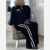 ست تیشرت و شلوار زنانه ژاله جنس پنبه گلکسی فری سایز 38 تا 46