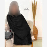 شال پلیسه لبه توری مجلسی زنانه