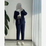 کت و شلوار زنانه مدل ماهی جنس پارچه مازراتی رنگ بندی متنوع سایز یک و دو