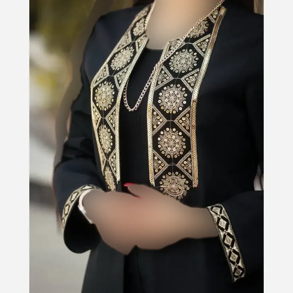 ست کت شلوار زنانه پرشین مکانیک فری سایز رنگ طلایی و نقره ای