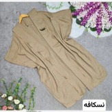 مانتو حصیری بلند زنانه فری سایز خنک تابستانی