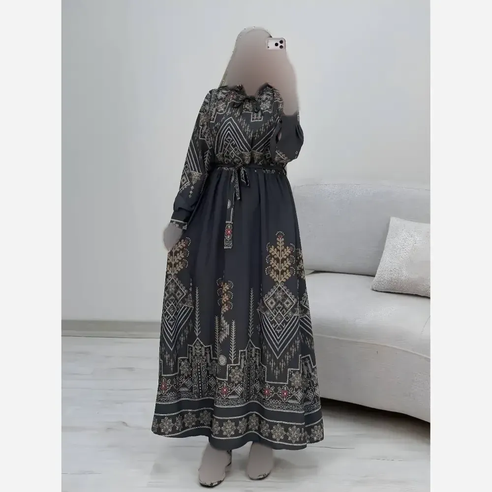 پیراهن ساحلی سنتی فلور نخ فری سایز 38 تا 46