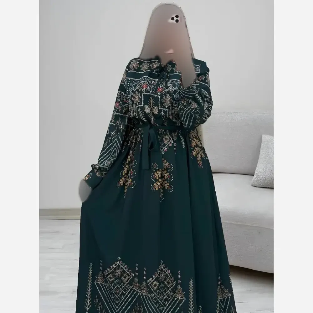 پیراهن ساحلی سنتی فلور نخ فری سایز 38 تا 46