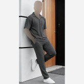 ست بلوز و شلوار زنانه مدل کاوه جنس بیسکویتی فری سایز