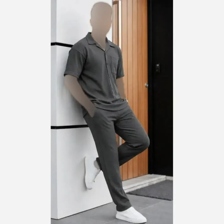 ست بلوز و شلوار زنانه مدل کاوه جنس بیسکویتی فری سایز