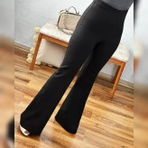 شلوار مجلسی دمپا زنانه جنس مازراتی رنگ مشکی سایز بزرگ