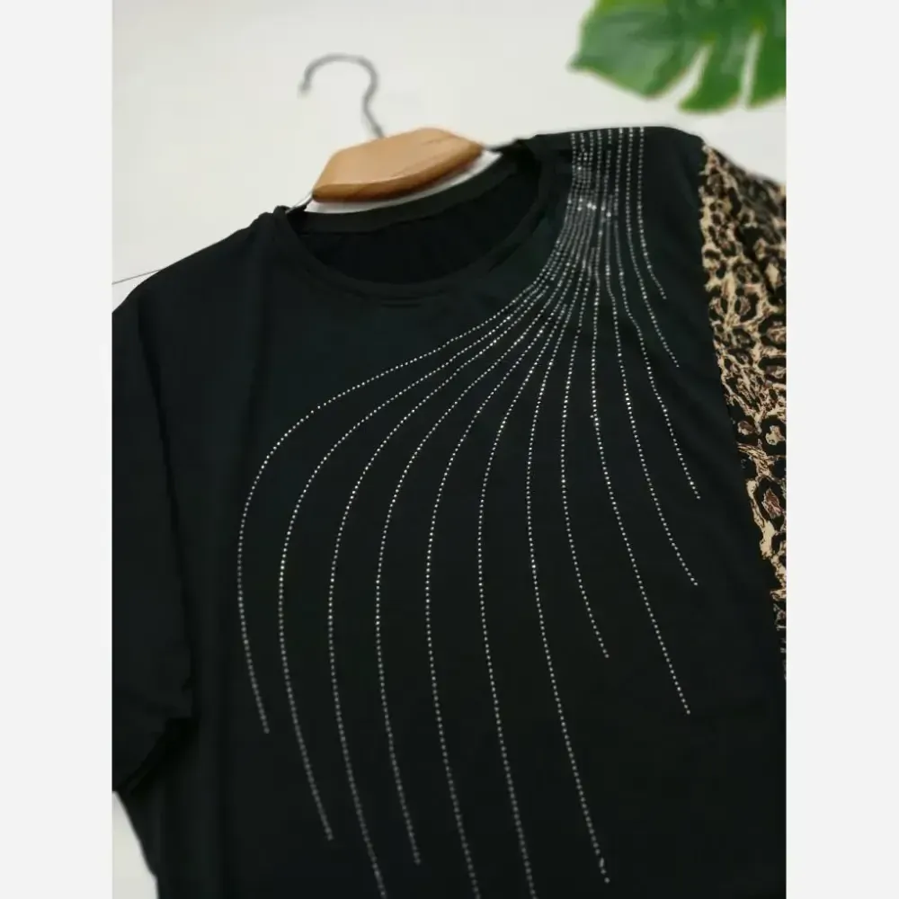 ست بلوز و شلوار زنانه قواره دار ویسکو الیزه فول کش سایز بزرگ