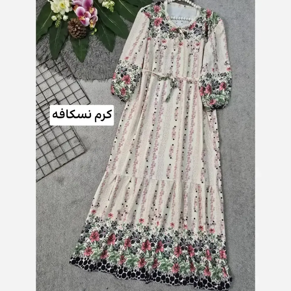 لباس ساحلی زنانه مدل سرو جنس بوگاتی شیک و مجلسی سایز فری