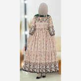 لباس ساحلی زنانه مدل سرو جنس بوگاتی شیک و مجلسی سایز فری