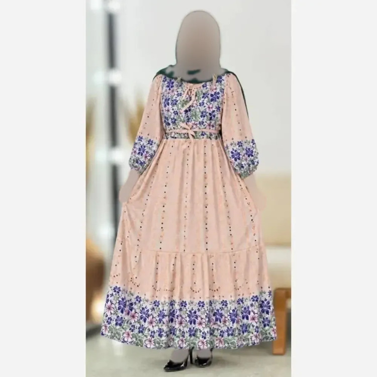 لباس ساحلی زنانه مدل سرو جنس بوگاتی شیک و مجلسی سایز فری